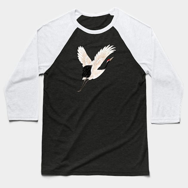 Awesome Crane Baseball T-Shirt by Happy Art Designs